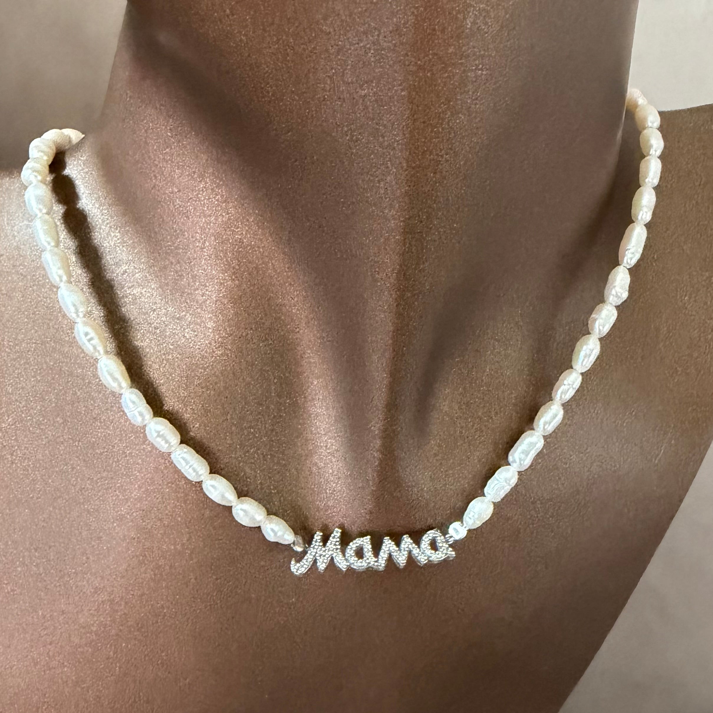 Colier perle MAMA- D 174