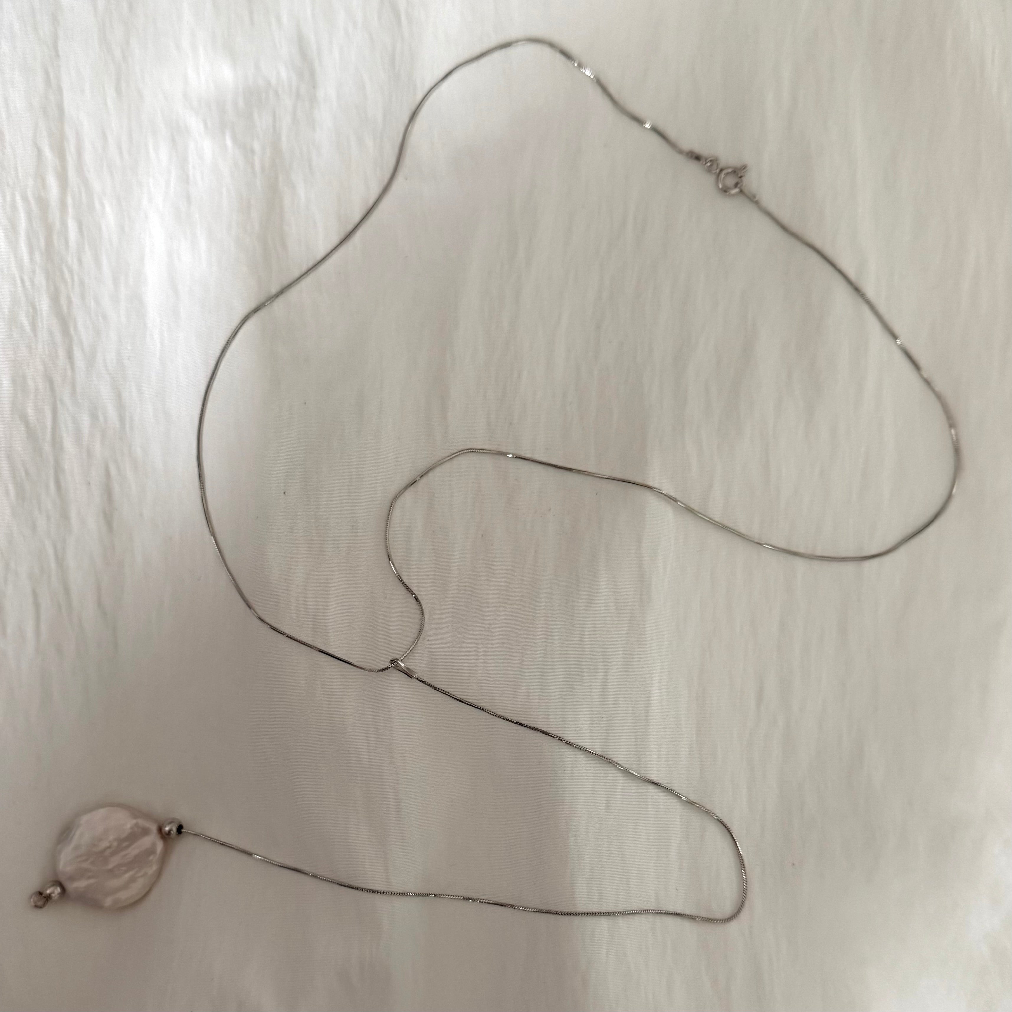 Colier minimalist perla -D 072