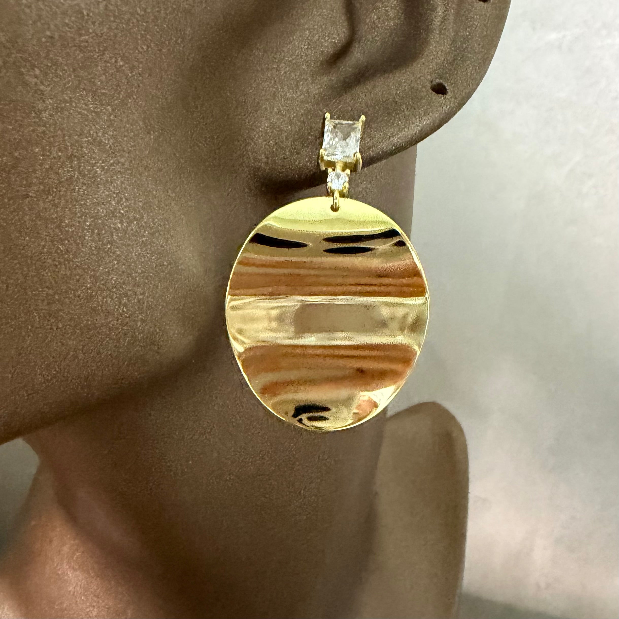 Cercei argint gold-D047 - Dinuzete