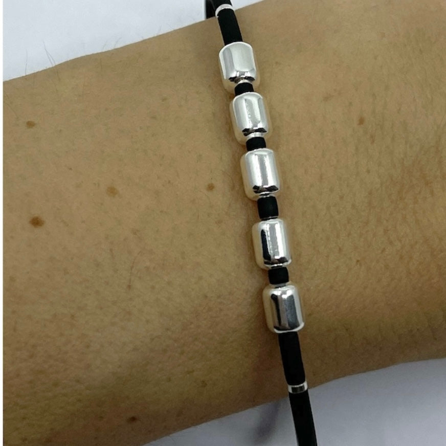 Bratara silicon Ag 925 - Dinuzete