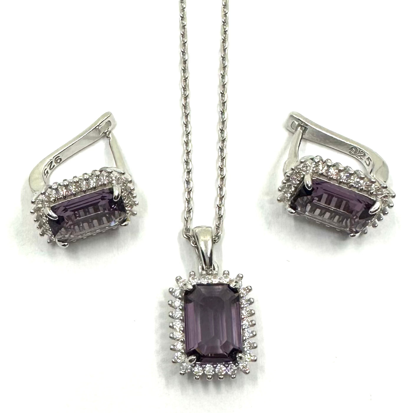 Set ag 925 ametist