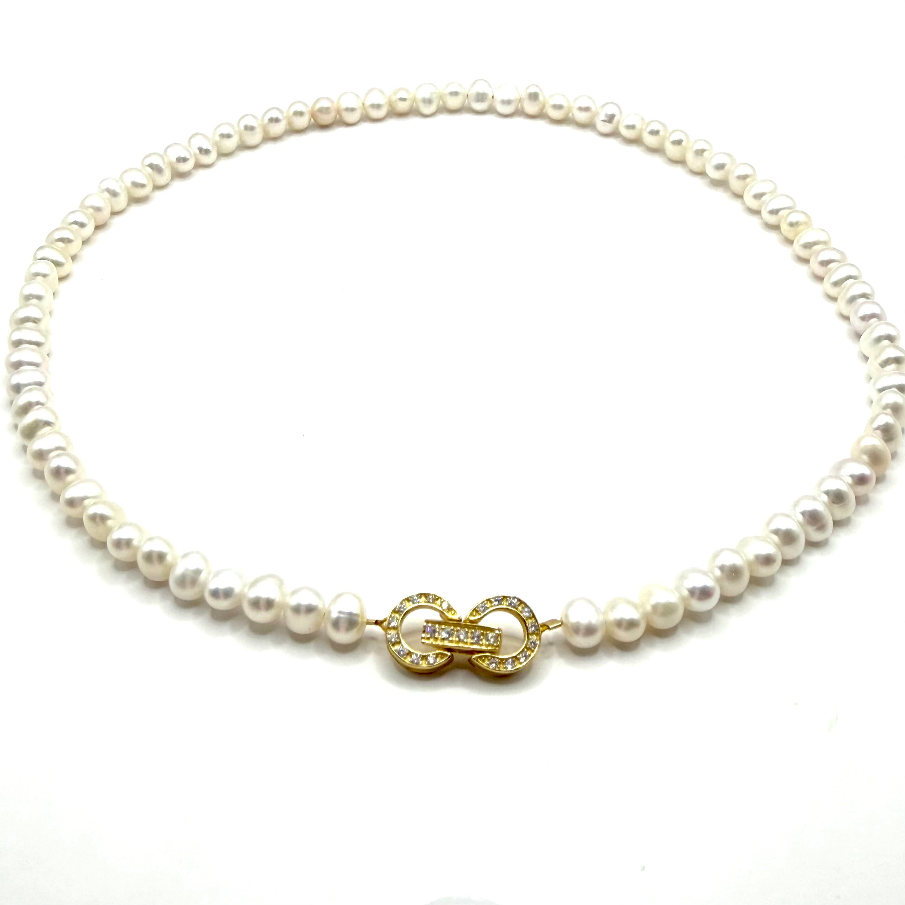 Colier perle gold - Dinuzete 325