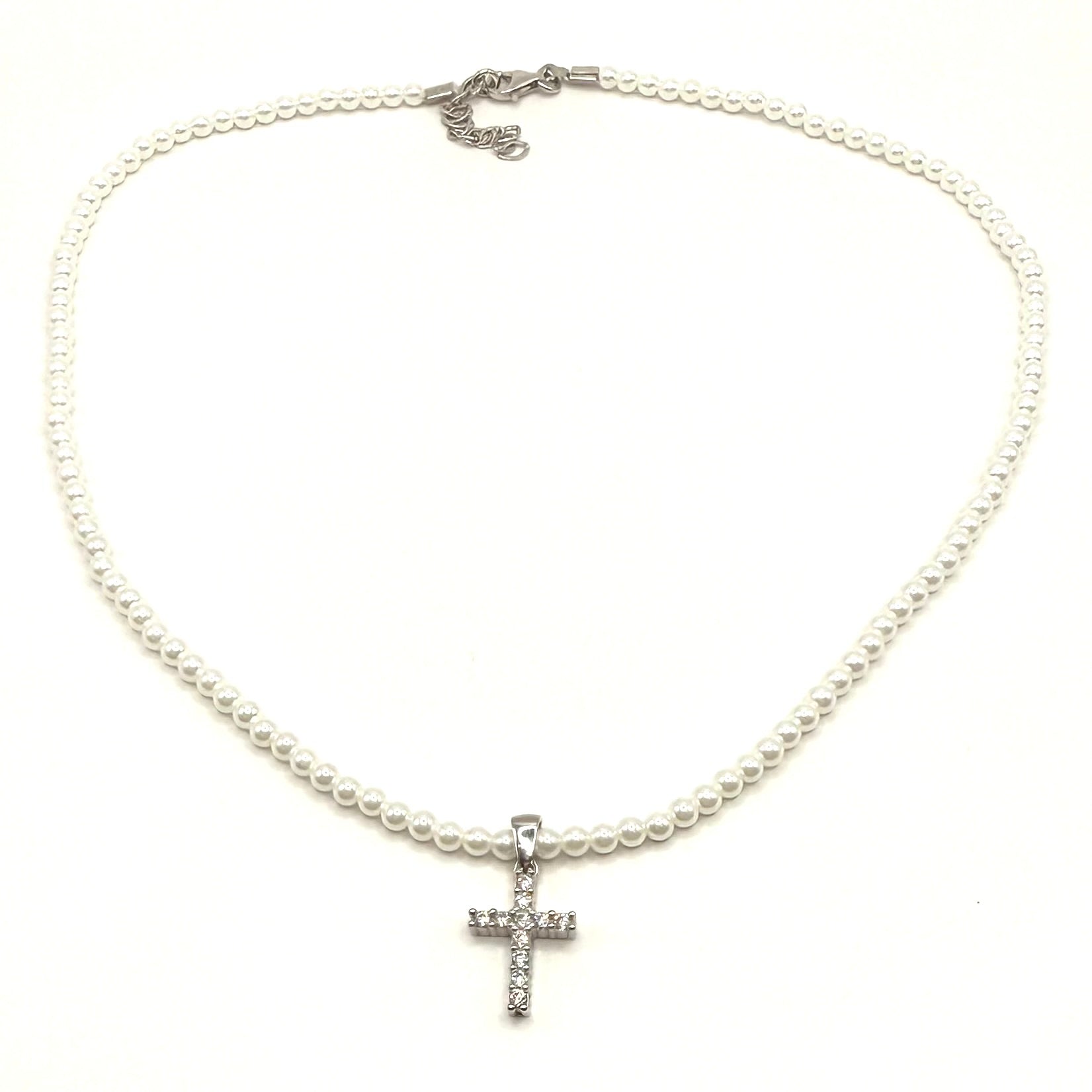 Colier perle cruciulita - Dinuzete