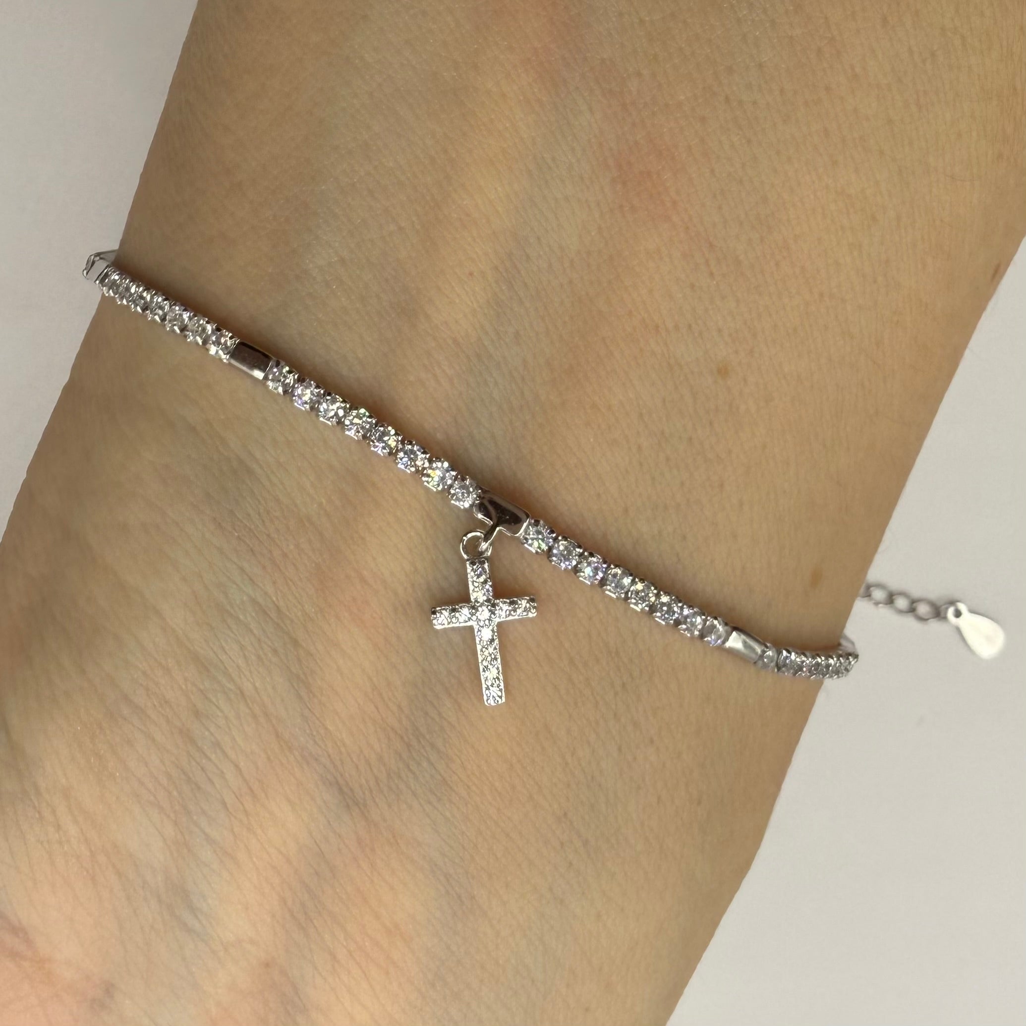 Bratara tennis argint 925 - D224 - Dinuzete