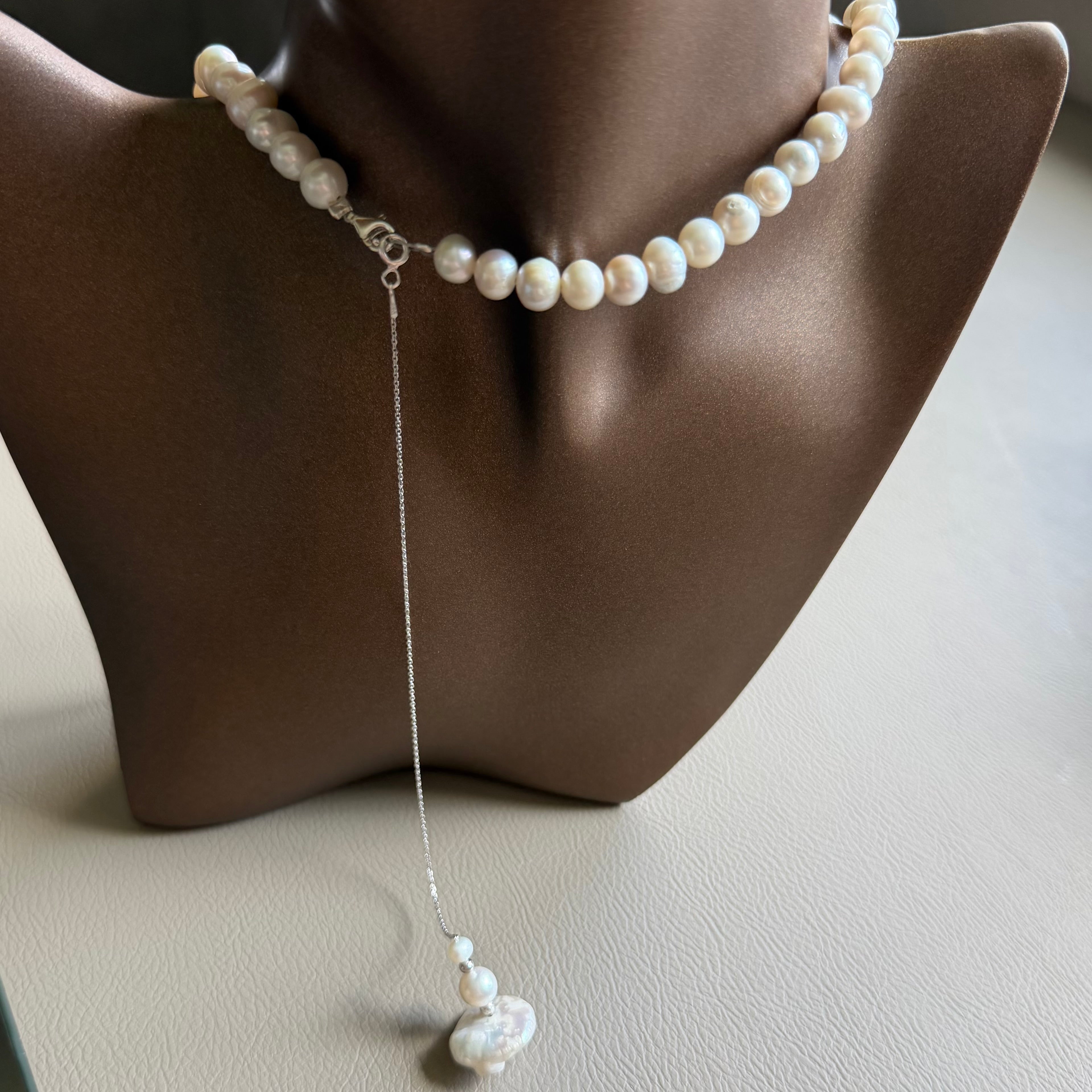Colier perle D196