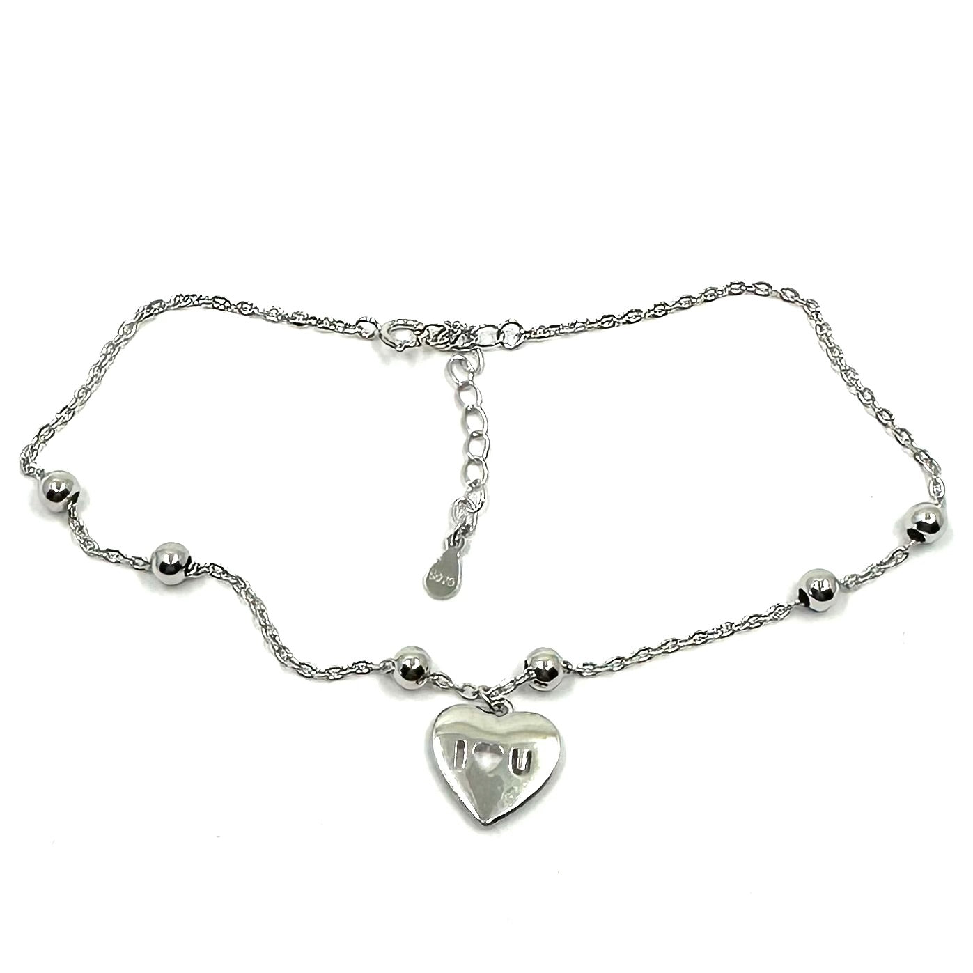 Bratara de picior ag 925 i❤️u