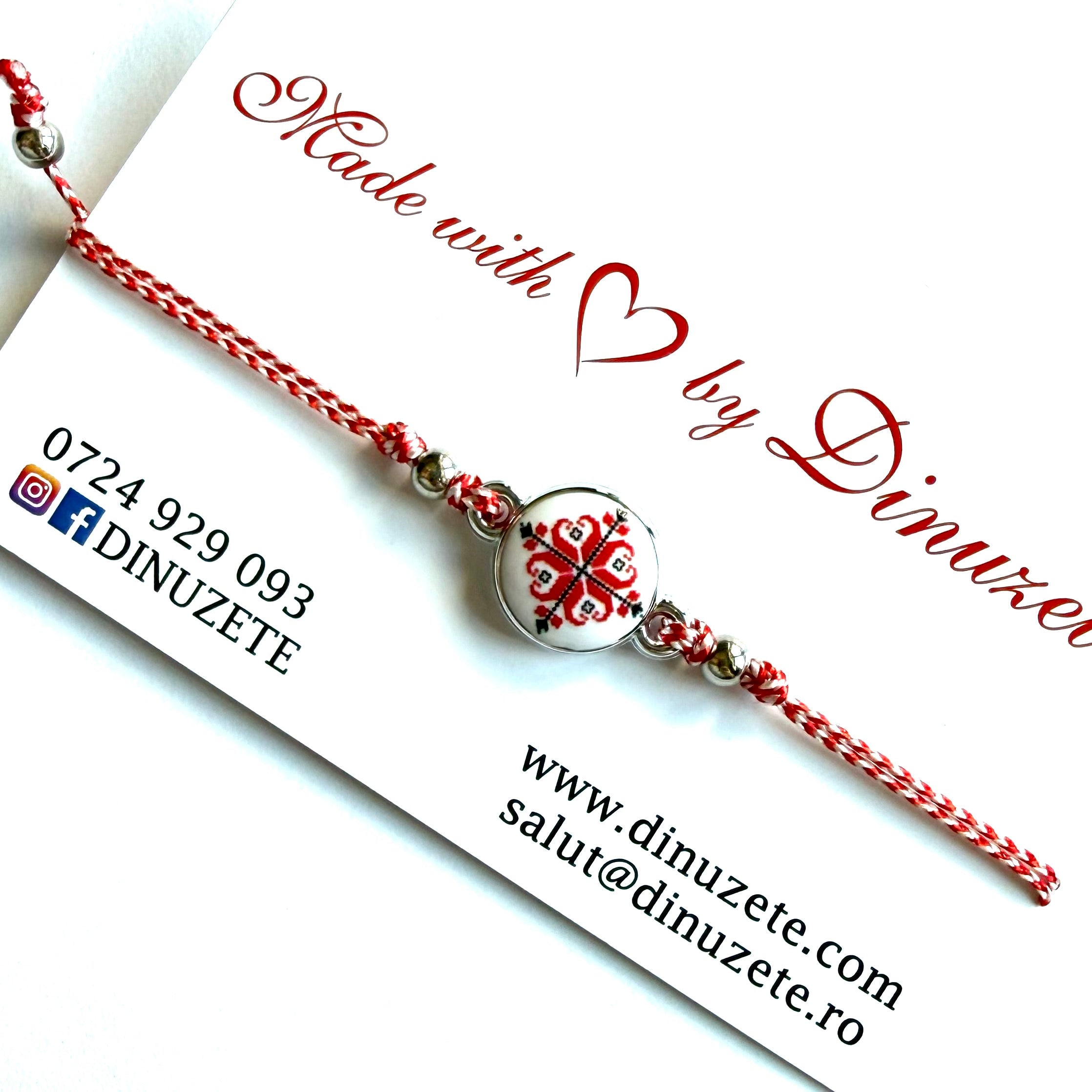 Bratara martisor tradițional-D010 - Dinuzete