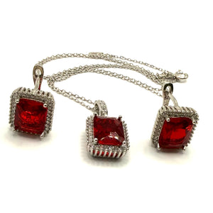 Set Ag 925 - rosu