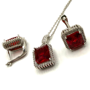 Set Ag 925 - rosu