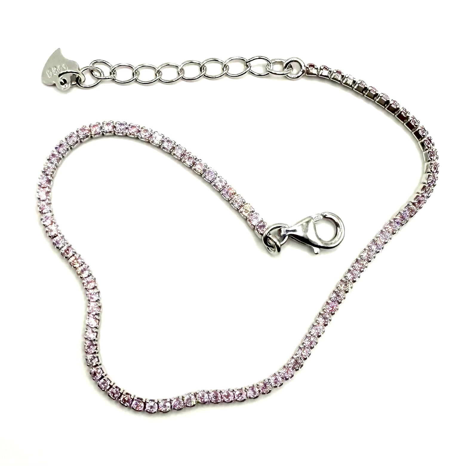 Bratara tip tennis roz - Dinuzete