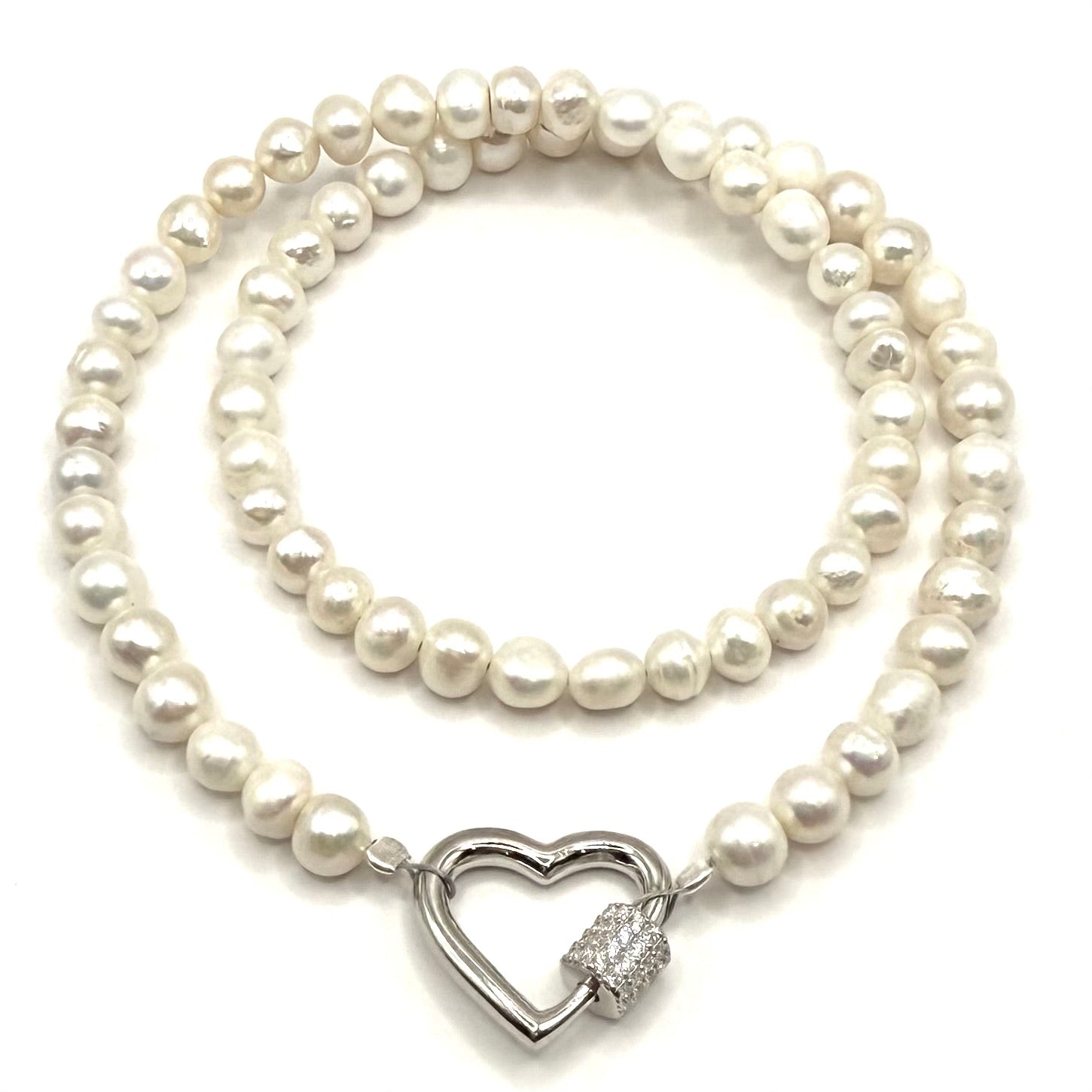 Colier perle inima