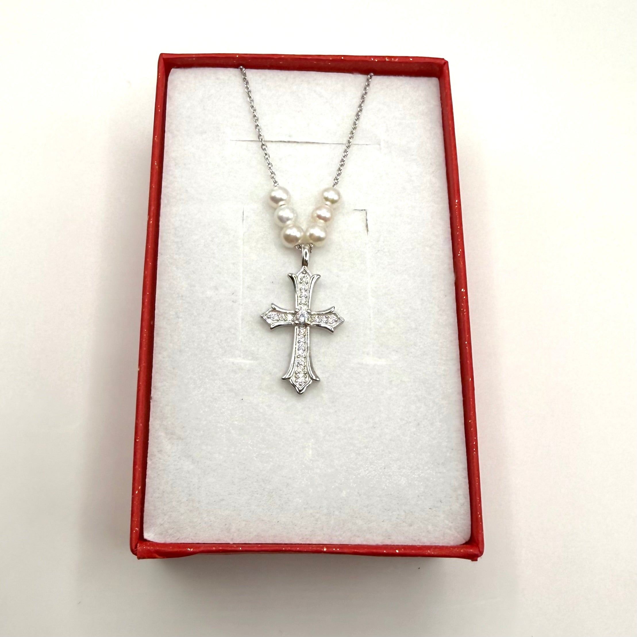 Colier din argint 925 cu perle - D047 - Dinuzete