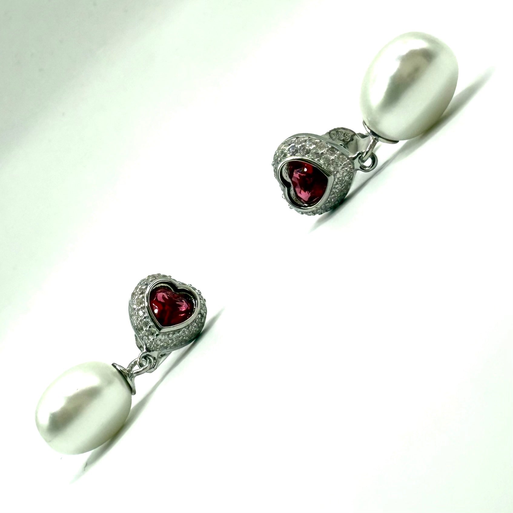 Cercei argint- perle - Dinuzete