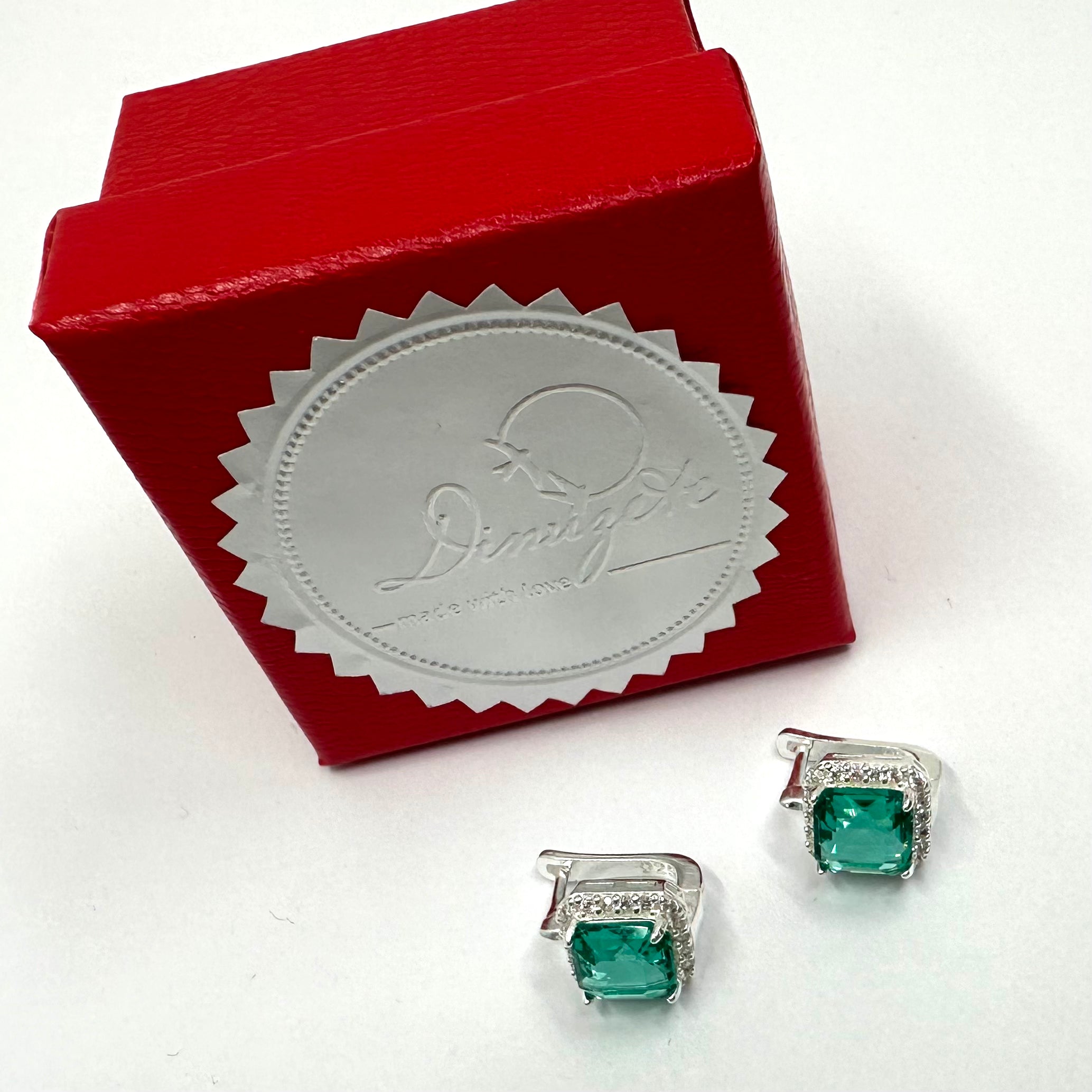 Cercei ag 925 cu Topaz - Dinuzete