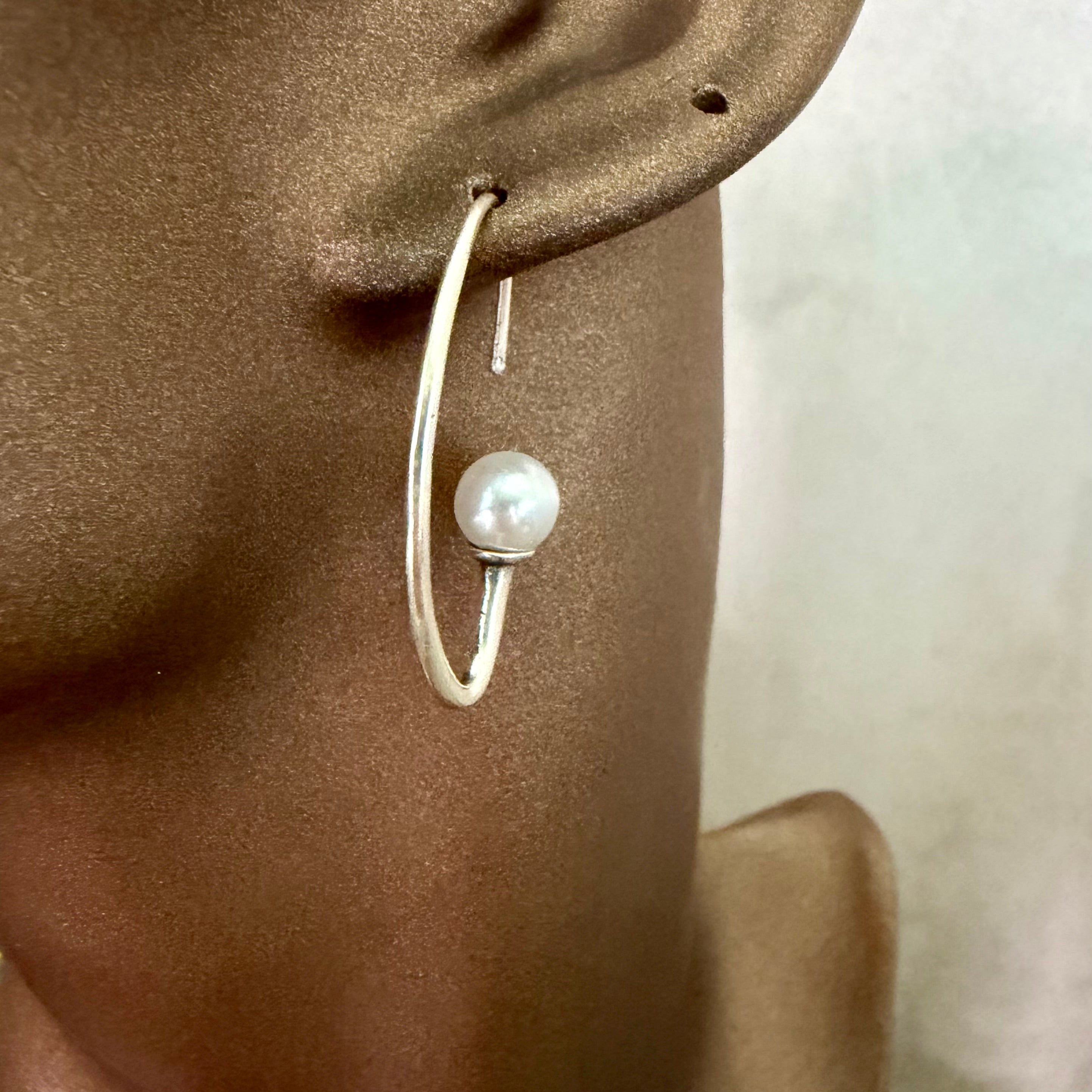 Cercei perle argint 925 - D021