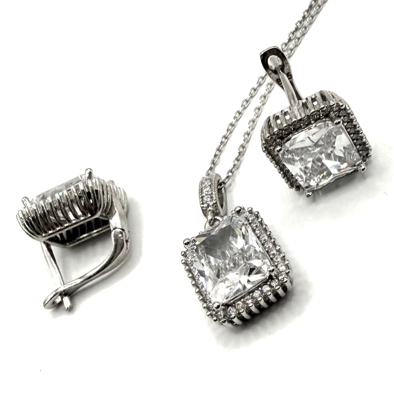 Set de zirconiu Ag 925