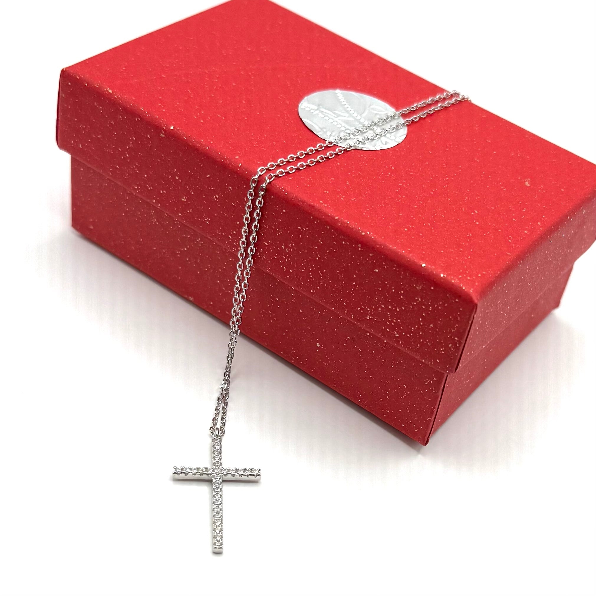 Lant cu cruce argint 925- D015 - Dinuzete