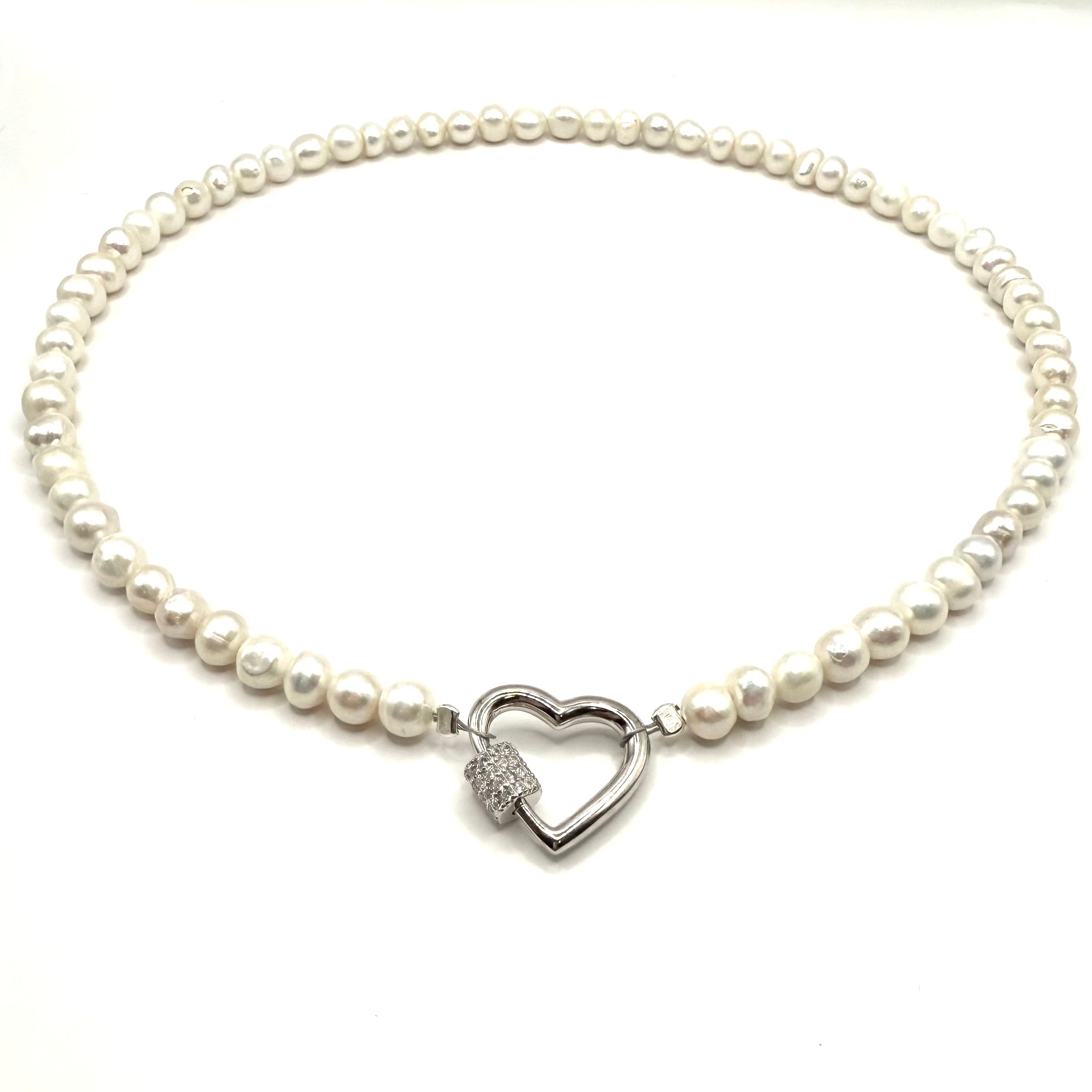 Colier perle inima
