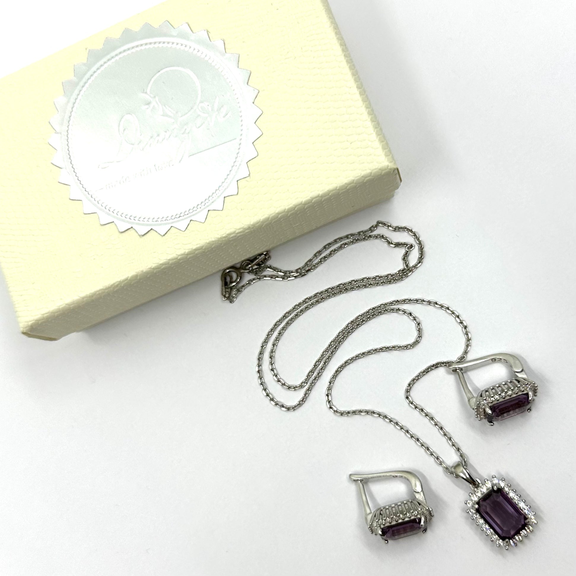 Set ag 925 ametist - Dinuzete