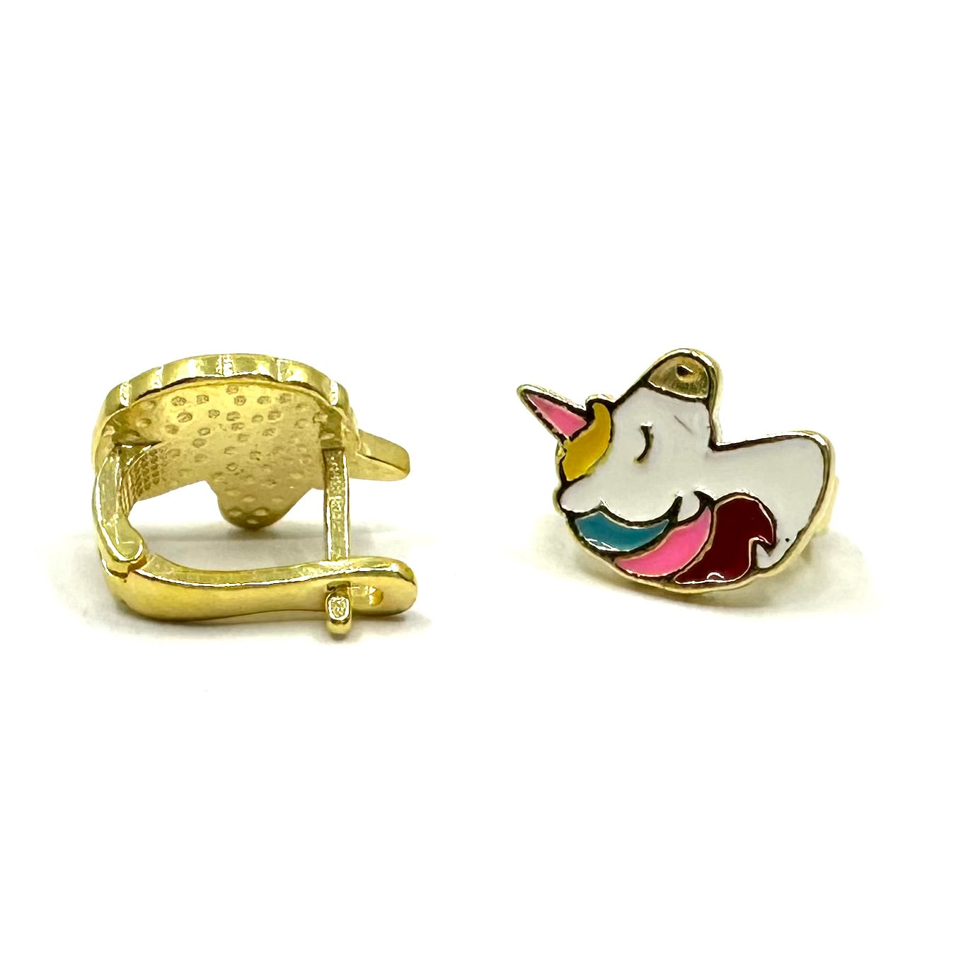 Cercei ag gold- unicorn - Dinuzete