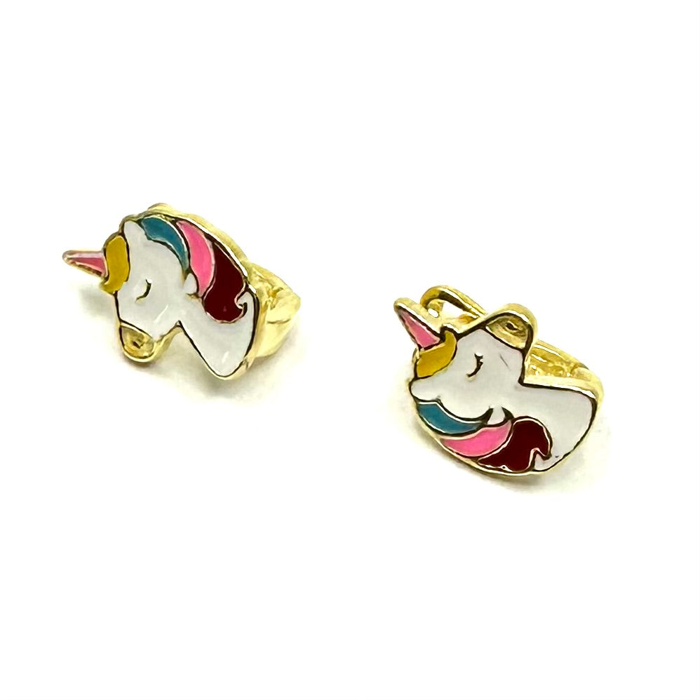 Cercei ag gold- unicorn - Dinuzete