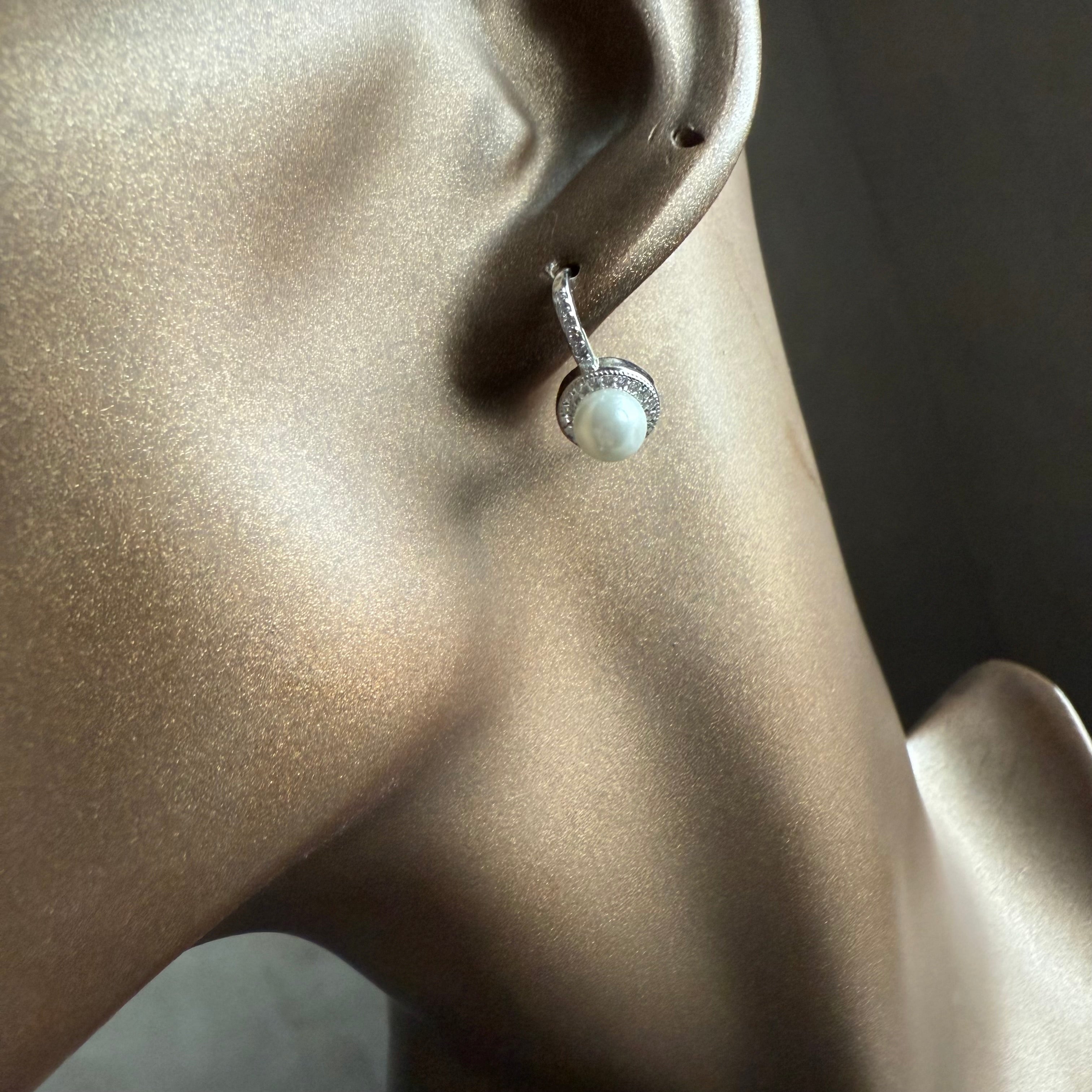 Cercei din Ag perle - Dinuzete