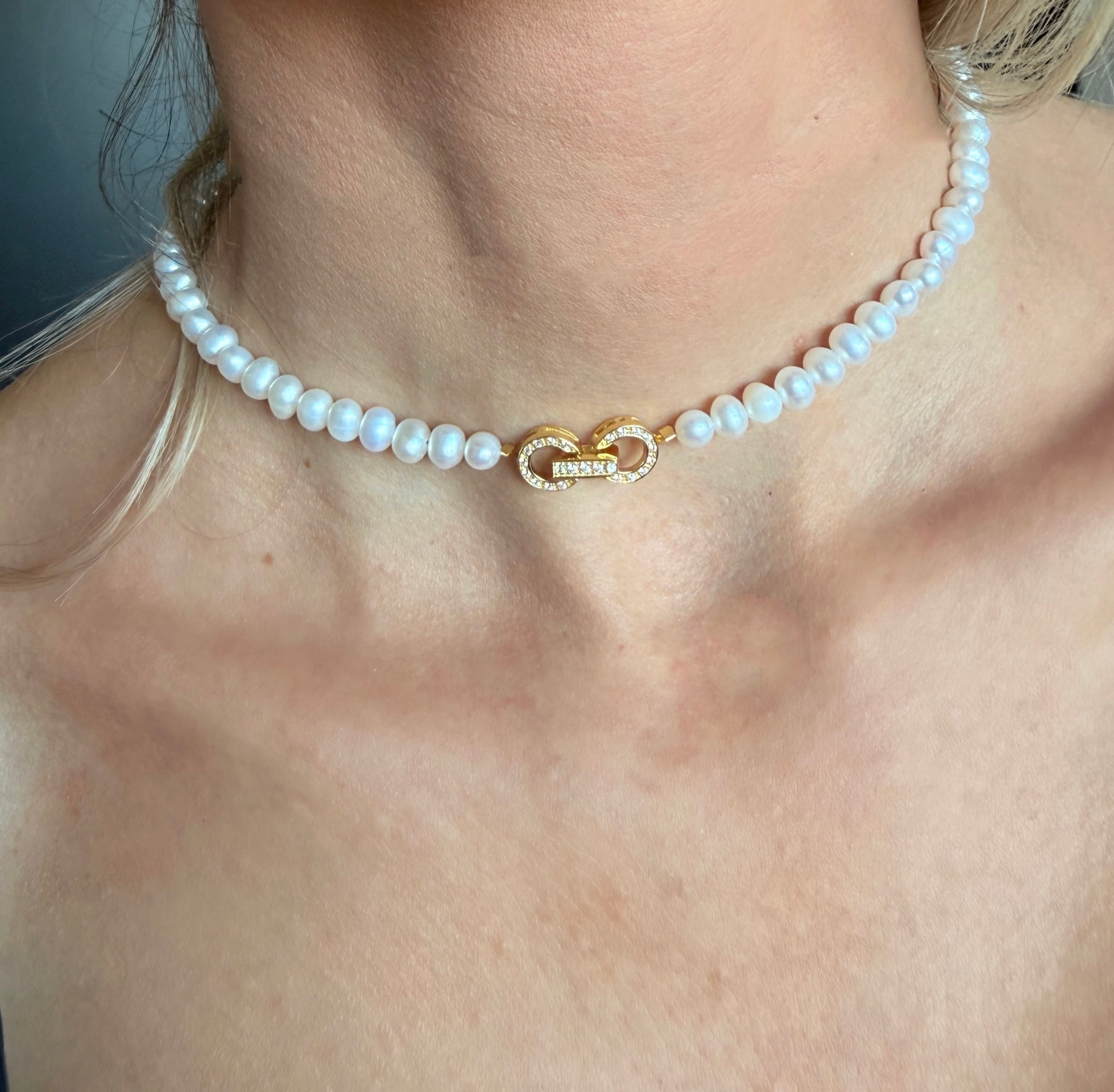 Colier perle gold - Dinuzete 325