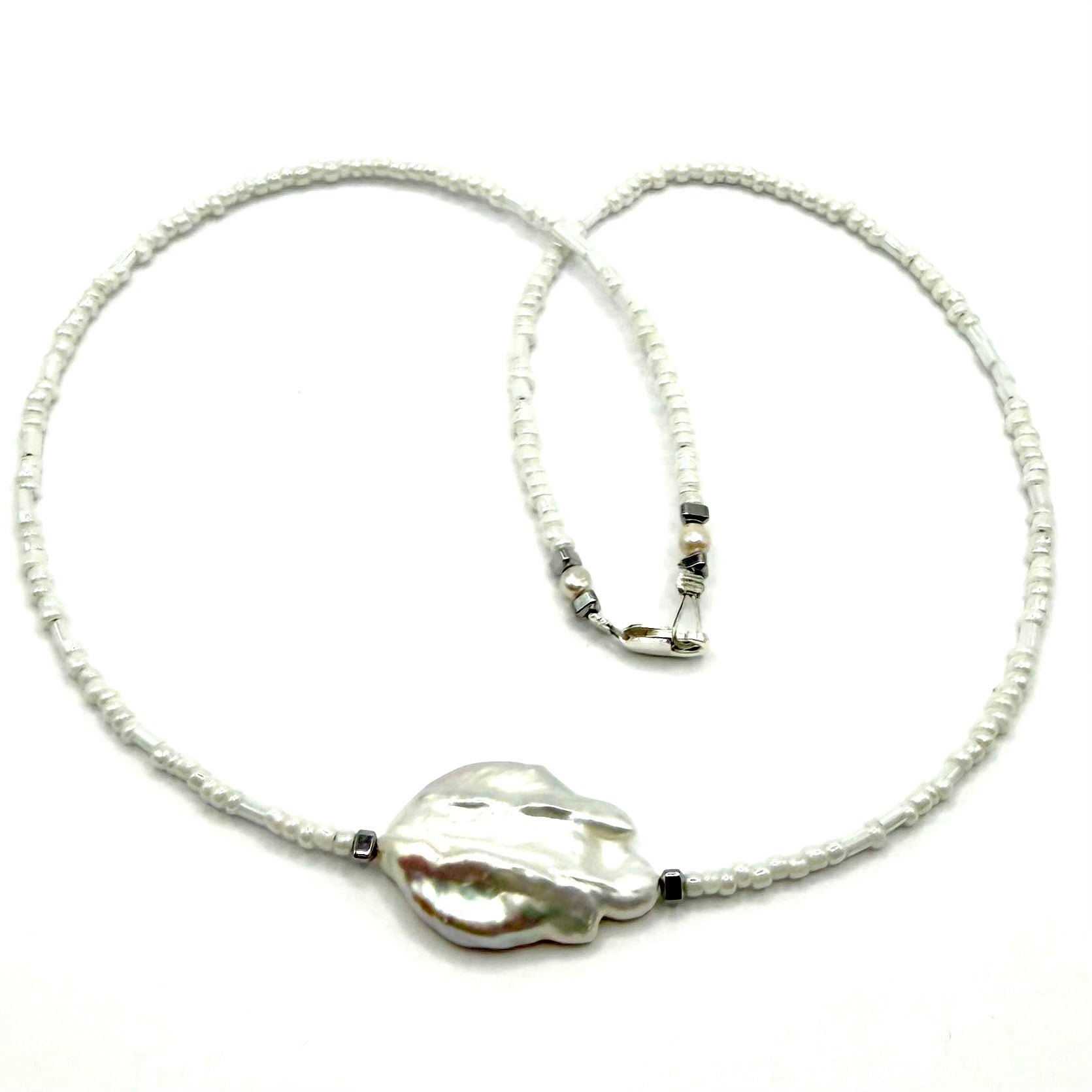 Colier minimalist perla - Dinuzete 245