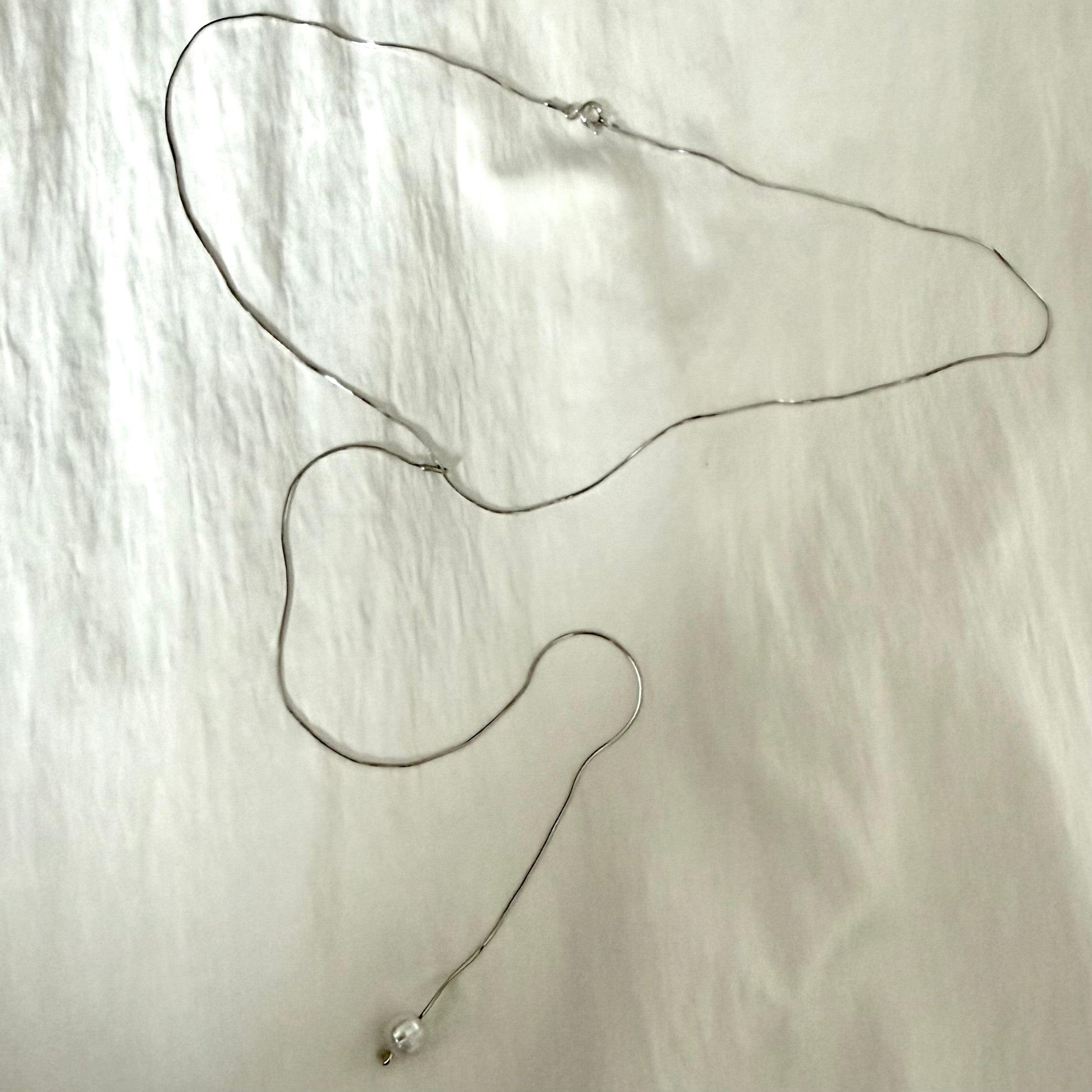 Colier minimalist perla- D 214