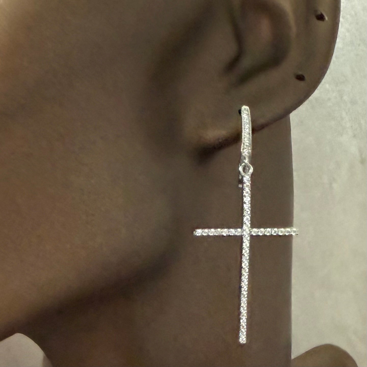 Cercei maxi din argint 925 - D090