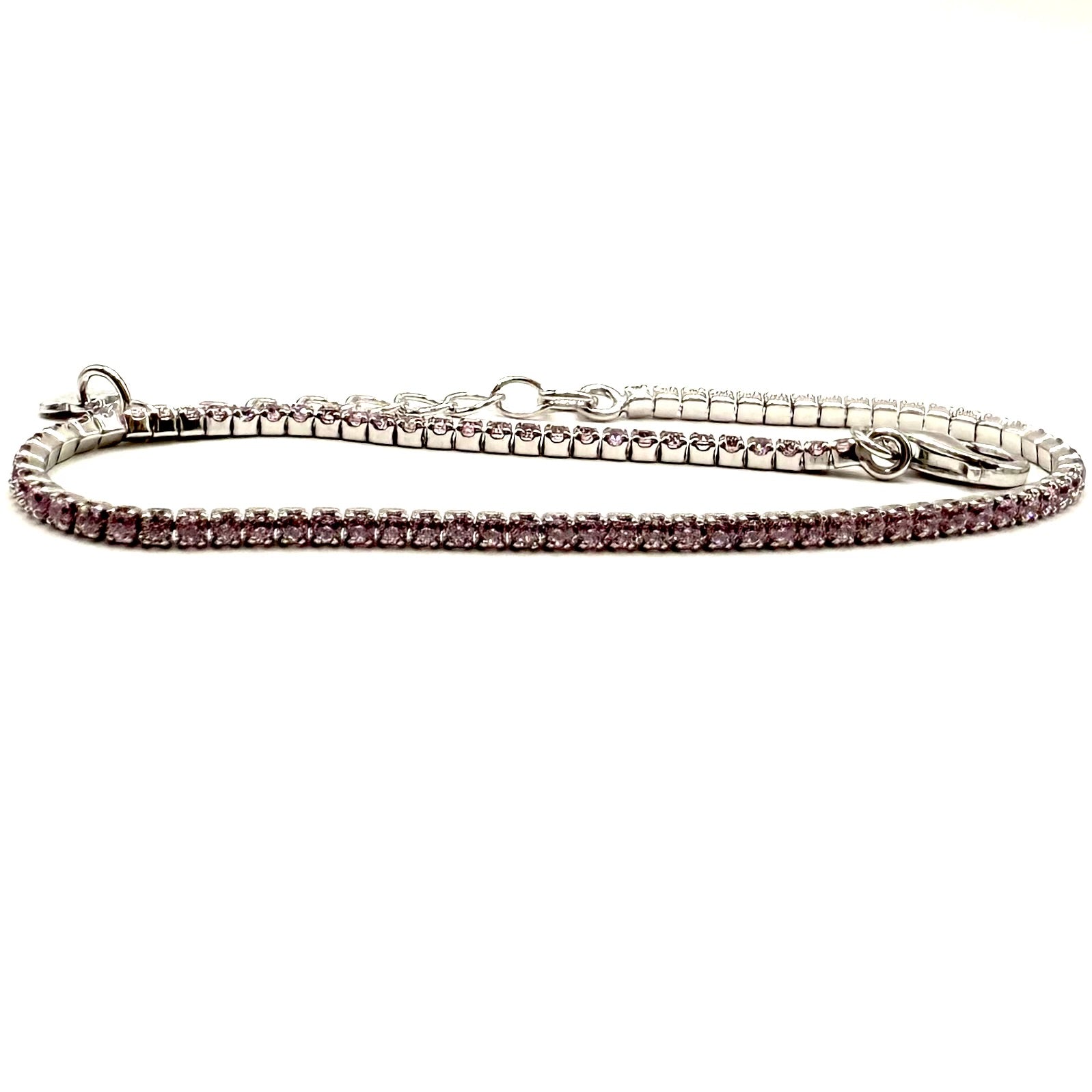 Bratara tip tennis roz - Dinuzete