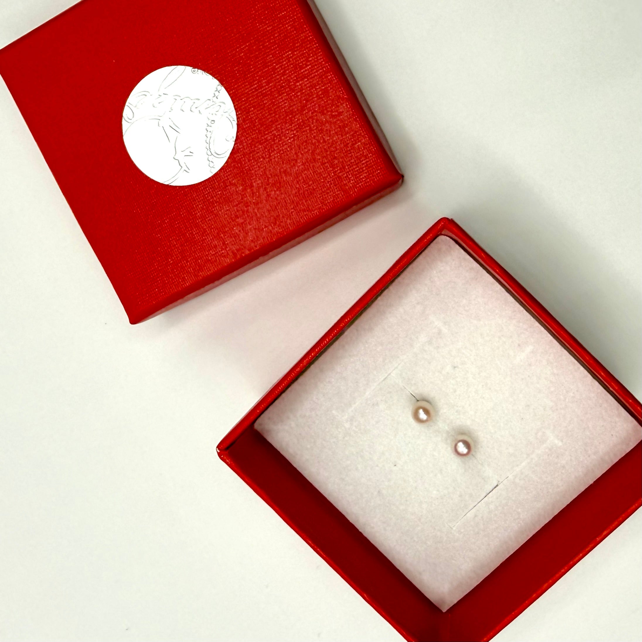 Cercei perla mini din argint 925-D001