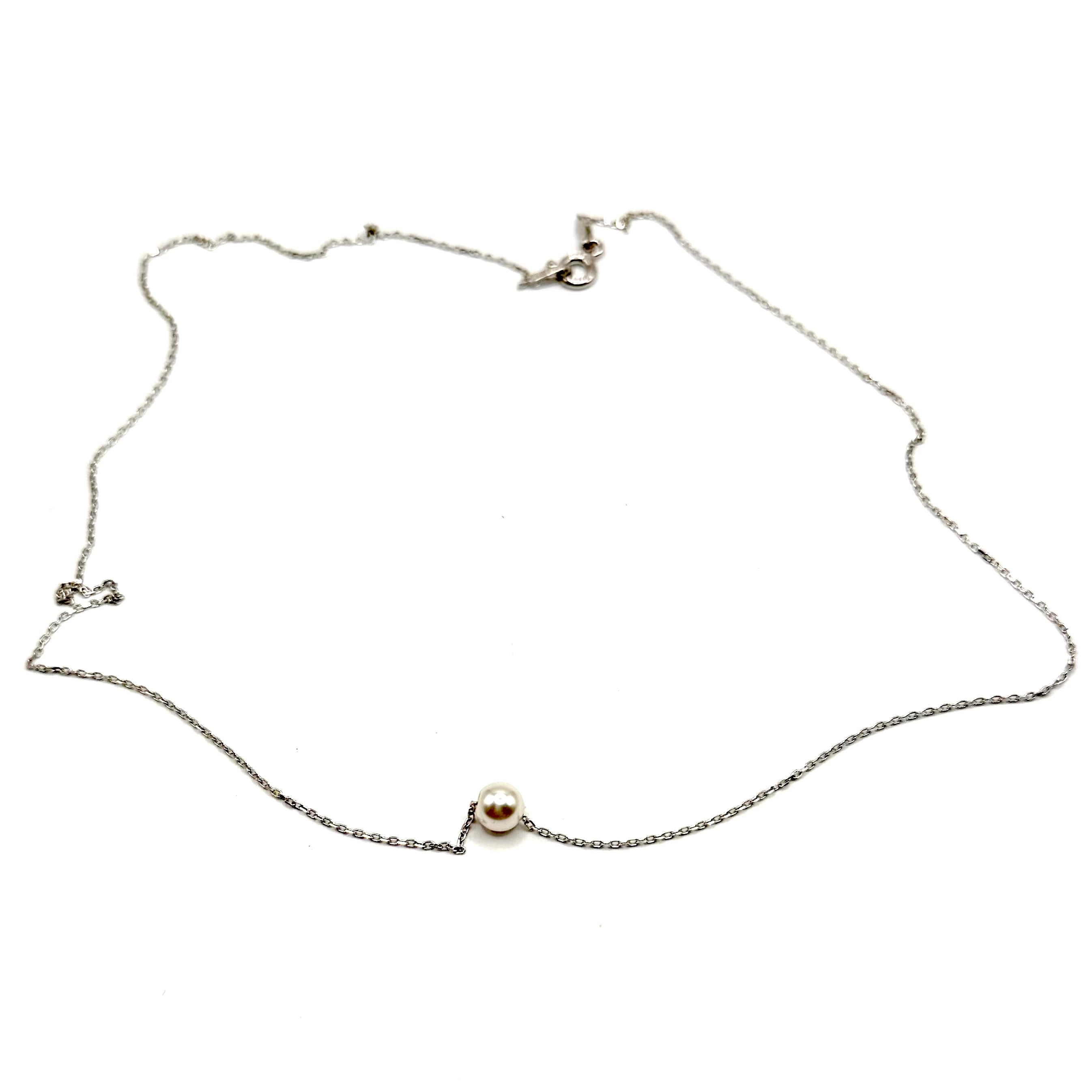 Colier perla minimalist - D276