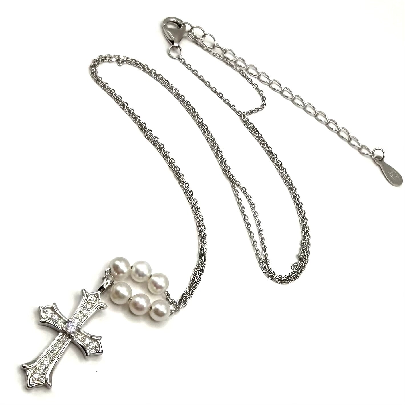 Colier din argint 925 cu perle - D047 - Dinuzete