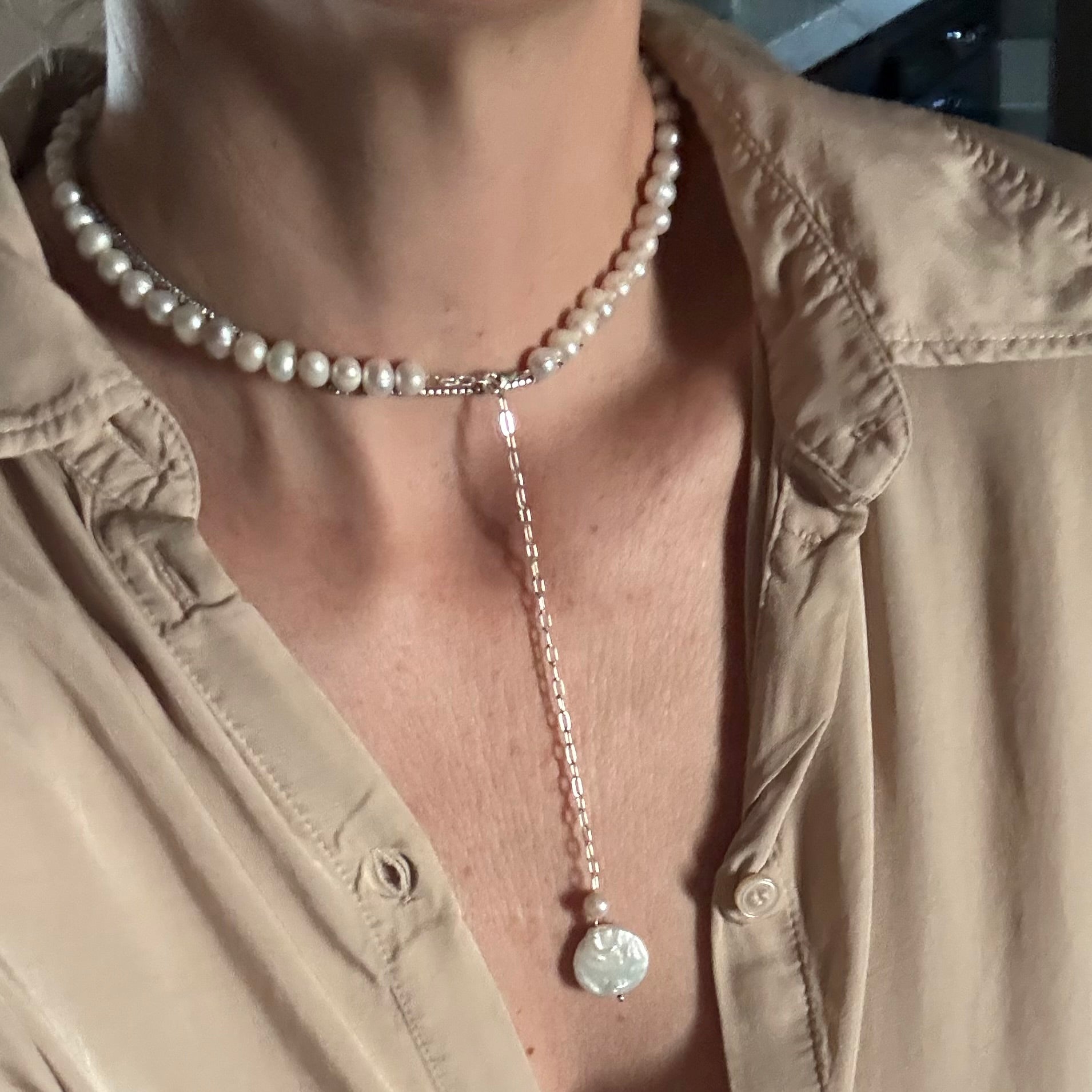 Colier perle - D 245 - Dinuzete