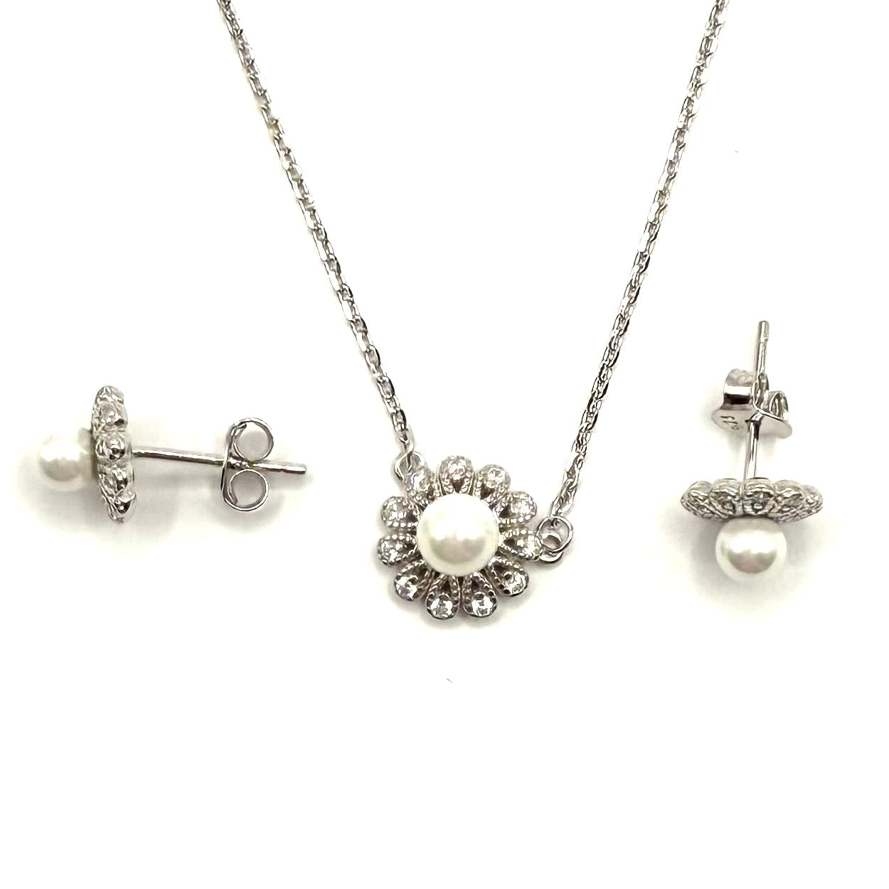 Set Ag 925 - perlute - Dinuzete