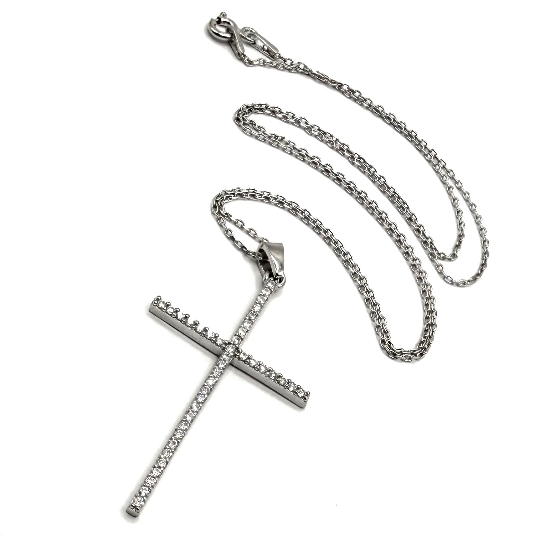 Cruce cu lant Ag 925 Dinuzete-D008