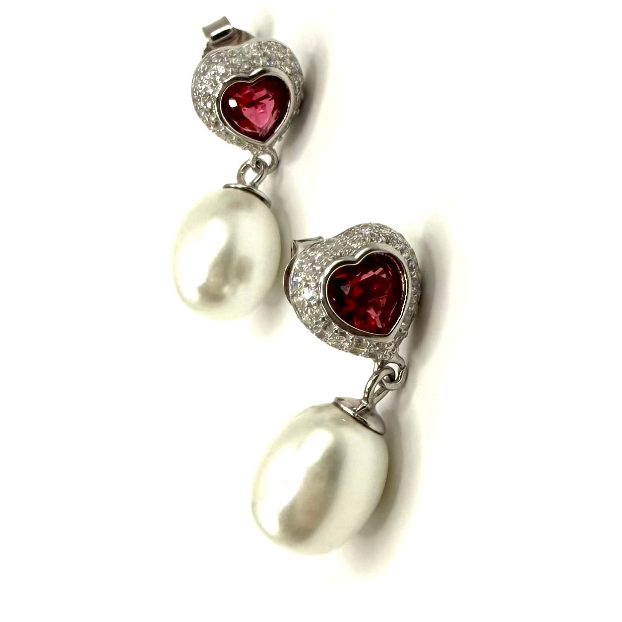 Cercei argint- perle - Dinuzete