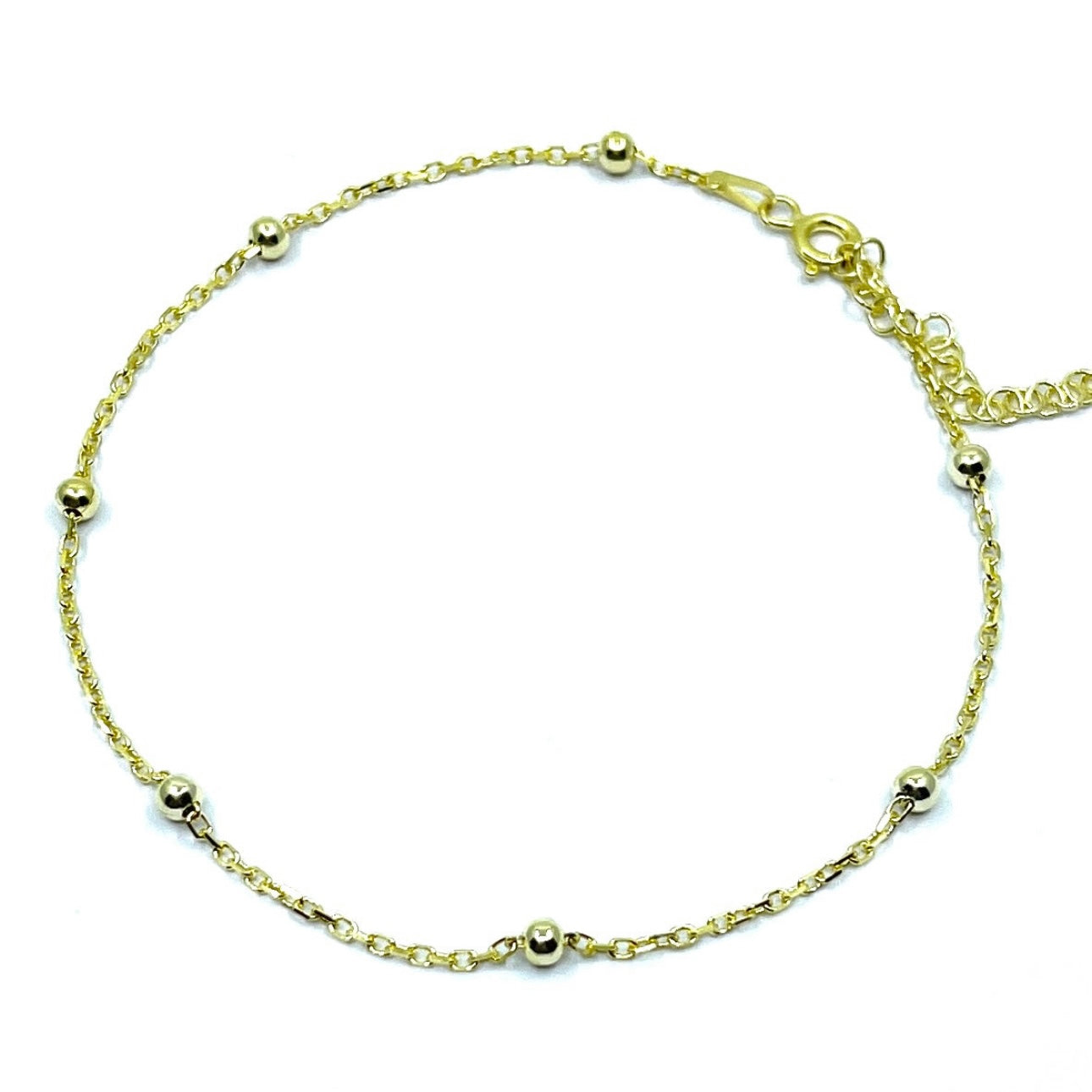 Bratara picior Ag gold