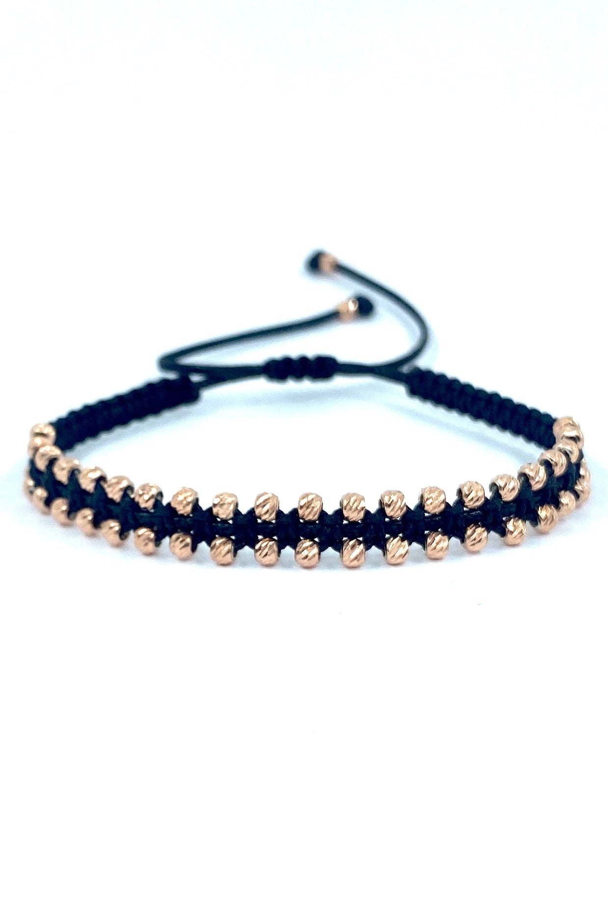 Bratara impletita Dinuzete rose-gold - Dinuzete