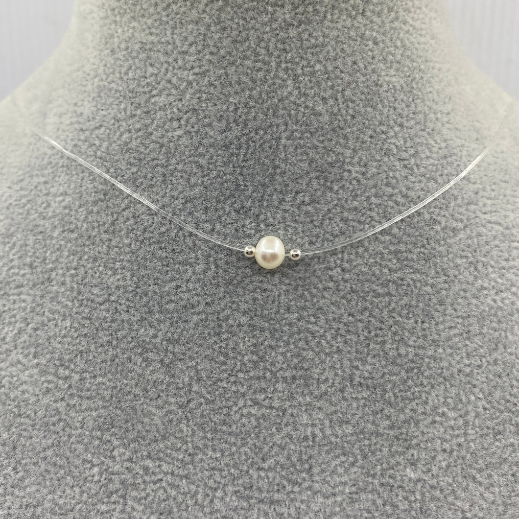 Colier minimalist perla - Dinuzete
