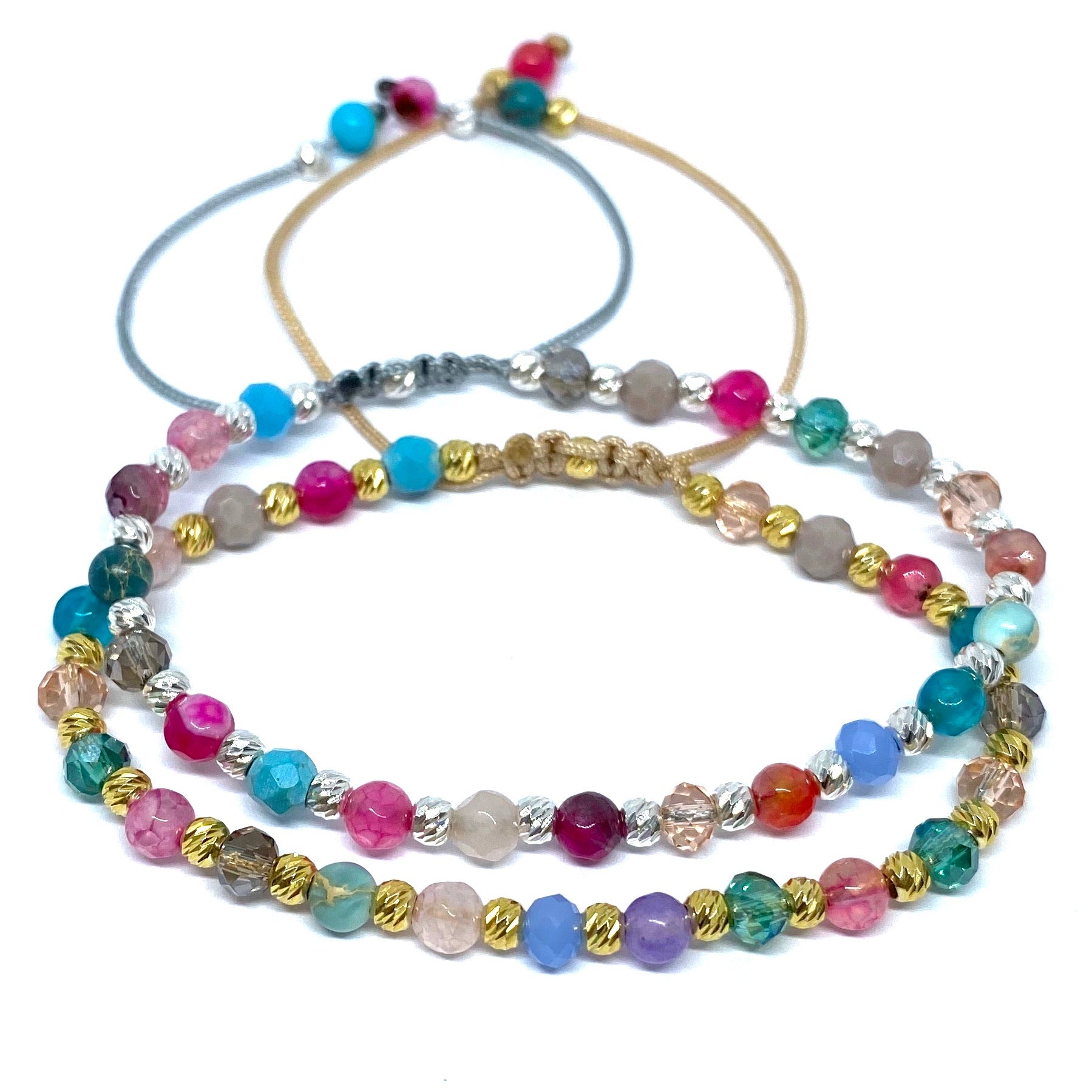 Bratara Dinuzete - Happy - silver - Dinuzete