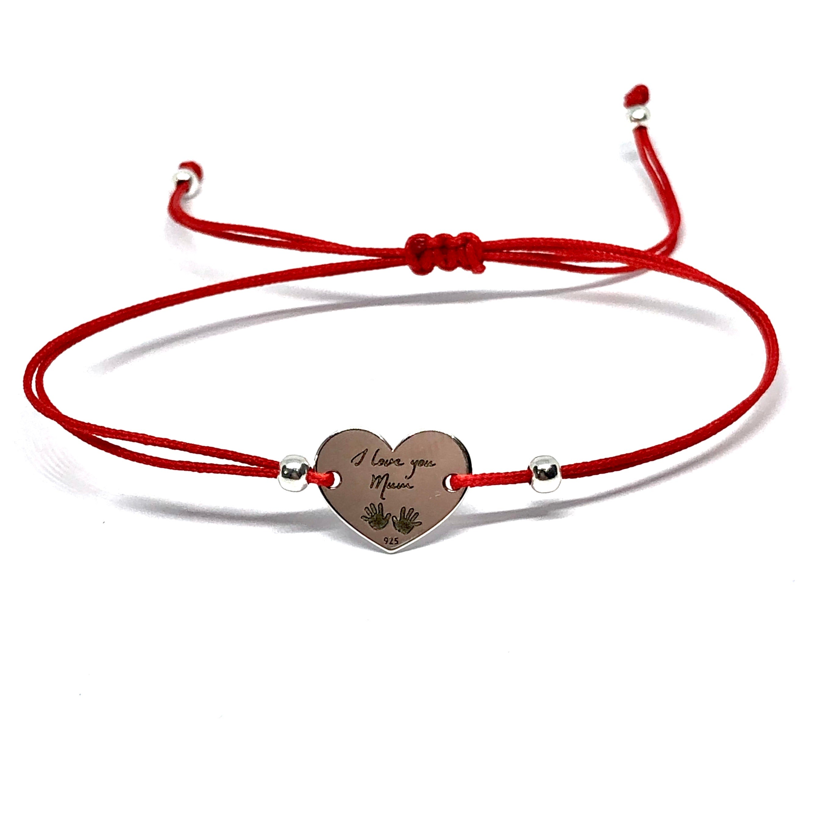 Bratara argint - Te iubesc mamă